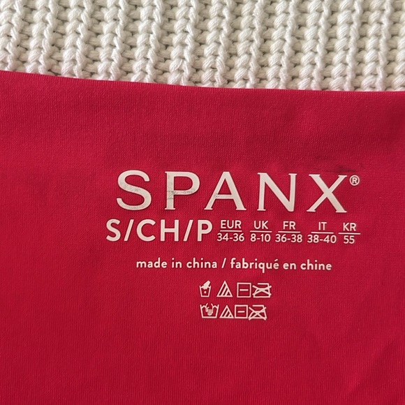 NWT Spanx Swim Bikini Top & Bottom hibiscus pink size Small - Picture 4 of 6